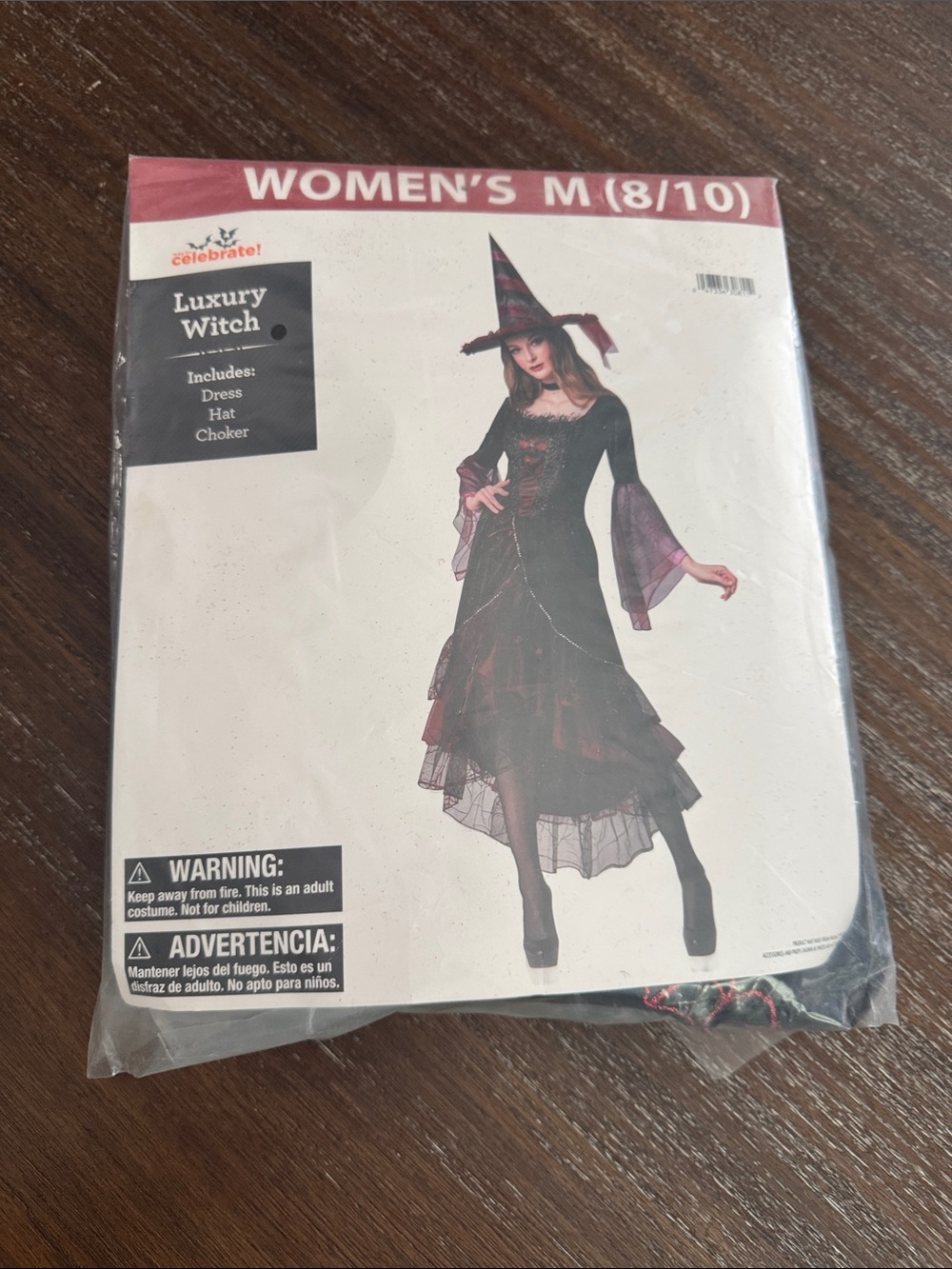 Luxury Witch Costume - Women's M (8-10)